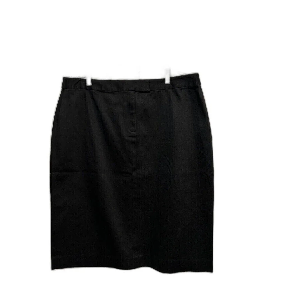 Vintage Bloomingdales Skirt Pencil Straight Black Women’s Sz 16 Classic Career